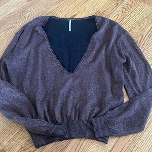 Bronze Free People top
